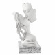 Scultura media in marmorino dal design moderno