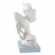 Scultura media in marmorino dal design moderno