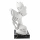 Scultura media in marmorino dal design moderno
