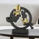 Scultura piccola in marmorino con visi