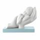 Scultura piccola in marmorino dal design moderno