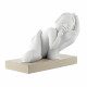 Scultura piccola in marmorino dal design moderno