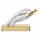 Scultura piccola in marmorino dal design moderno