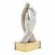 Scutura da tavolo grande in marmorino kintsugi dal design moderno
