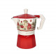 Caffettiera moka in alluminio a 3 tazze