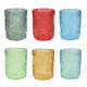 Set 6 pezzi bicchieri in plexiglass