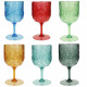 Set 6 pezzi calici in plexiglass