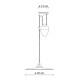Sospensione grande regolabile in altezza dal design industrial
