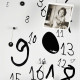 Lavagna magnetica verticale con magneti per foto e calendario "KROK 3"