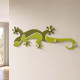 Appendiabiti a muro design moderno con geco in legno e 6 ganci