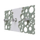 Appendiabiti da parete con pannello in legno e 3 pomelli dal design moderno