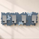 Appendiabiti da parete originale in legno con farfalle e 4 ganci in alluminio