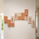 Appendiabiti da parete per ingresso dal design moderno con 8 ganci