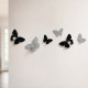 Appendiabiti parete design moderno con ganci a forma di farfalle