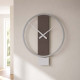 Orologio a pendolo in legno dal design moderno per cucina o soggiorno