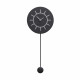 Orologio da parete a pendolo in legno dal design moderno