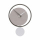 Orologio da parete a pendolo in legno dal design moderno