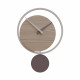 Orologio da parete a pendolo in legno dal design moderno