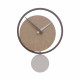 Orologio da parete a pendolo in legno dal design moderno