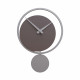 Orologio da parete a pendolo in legno dal design moderno
