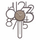 Orologio da parete a pendolo in legno dal design moderno ed elegante