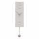 Orologio da parete a pendolo in legno dal design moderno ed elegante
