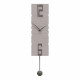 Orologio da parete a pendolo in legno dal design moderno ed elegante