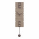 Orologio da parete a pendolo in legno dal design moderno ed elegante