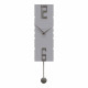 Orologio da parete a pendolo in legno dal design moderno ed elegante