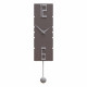 Orologio da parete a pendolo in legno dal design moderno ed elegante