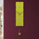 Orologio da parete a pendolo in legno dal design moderno ed elegante