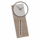 Orologio da parete a pendolo in legno dal design moderno ed elegante