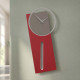 Orologio da parete a pendolo in legno dal design moderno ed elegante