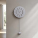 Orologio da parete a pendolo in legno dal design moderno