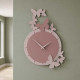 Orologio da parete particolare con farfalle in legno 