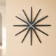 Orologio da parete in legno dal design unico