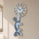 Orologio da parete in legno dal design modero 