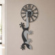 Orologio da parete bellissimo in legno con geco
