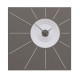 Orologio da parete quadrato di design moderno in legno effetto tridimensionale