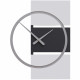 Orologio da parete grande in legno dal design moderno ed elegante