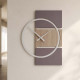 Orologio da parete grande in legno dal design moderno ed elegante