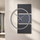 Orologio da parete grande in legno dal design moderno ed elegante