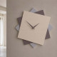 Orologio da parete grande in legno per cucina o per soggiorno dal design moderno