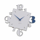 Orologio da parete in legno dal design moderno con quadrante con numeri