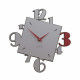Orologio da parete in legno dal design moderno con quadrante con numeri