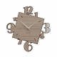 Orologio da parete in legno dal design moderno con quadrante con numeri