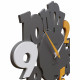 Orologio da parete in legno dal design moderno