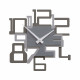 Orologio da parete in legno dal design moderno ed elegante