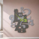 Orologio da parete in legno dal design moderno