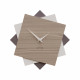Orologio da parete in legno per cucina o per soggiorno dal design moderno